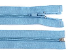 Kraftika 1ks cashmere blue spirálový zip šíře 5mm délka 50cm bundový