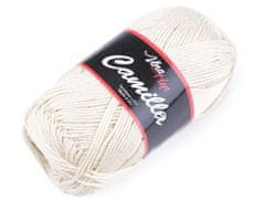 Kraftika 1ks (8171) off white pletací příze camilla 50g, pletení