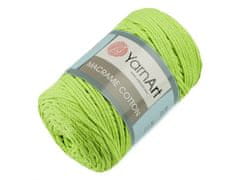 Kraftika 1ks 7 (792) mint pletací příze macrame cotton 250g yarnart,