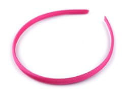 Kraftika 1ks pink saténová čelenka do vlasů, čelenky, ozdoby