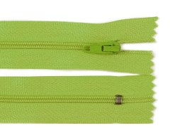 Kraftika 1ks lime green spirálový zip šíře 3mm délka 20cm autolock