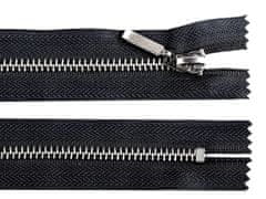 Kraftika 1ks black kovový / mosazný zip šíře 6mm délka 16cm