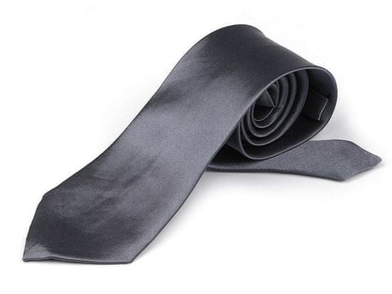 Kraftika 1ks 1 šedá saténová kravata, módní kravaty, kravaty