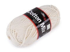 Kraftika 1ks 2 (8173) béžová sv. pletací příze cotton mix 50g