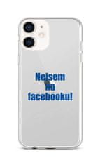 TopQ Kryt iPhone 12 mini silikon Nejsem na Facebooku 53253