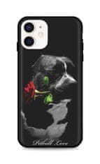 TopQ Kryt iPhone 12 mini silikon Pitbull Love 53305