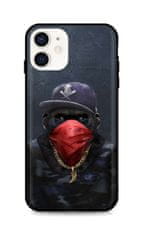 TopQ Kryt iPhone 12 mini silikon Monkey Gangster 53314