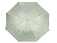 Kraftika 1ks béžovozelená dámský skládací deštník, dámské deštníky