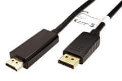 Kraftika Kabel displayport-hdmi m/m, 4k2k@60hz, 2m, hdmi kabely