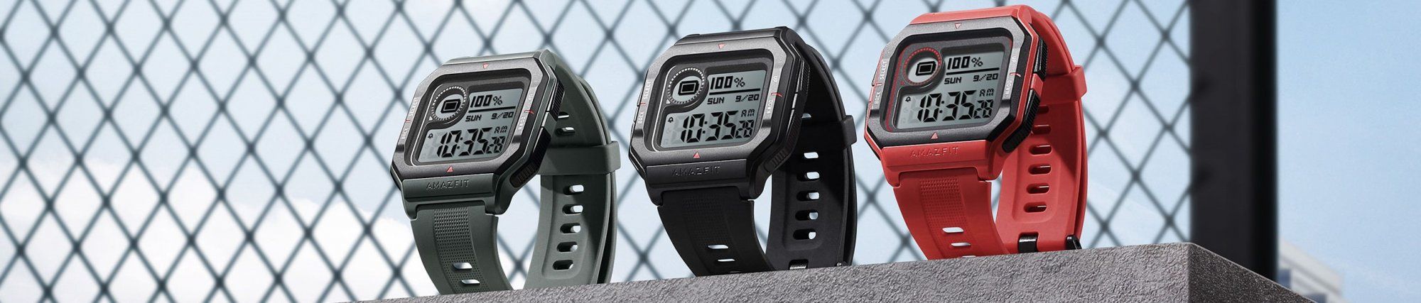 moderní chytré hodinky v retro stylu amazfit neo měření tepu kroků spálených kalorií monitoring spánku a celkového zdraví a kondice výdrž 28 dní na nabití voděodolné do hloubky 50 m příjemné na ruce upozornění na zprávy a volání vždy zapnutý displej