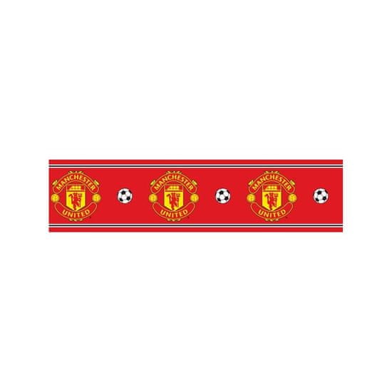 FOREVER COLLECTIBLES Samolepící bordura MANCHESTER UTD 13cm x 5m