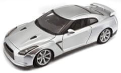 BBurago 1:18 2009 Nissan GT-R stříbrná