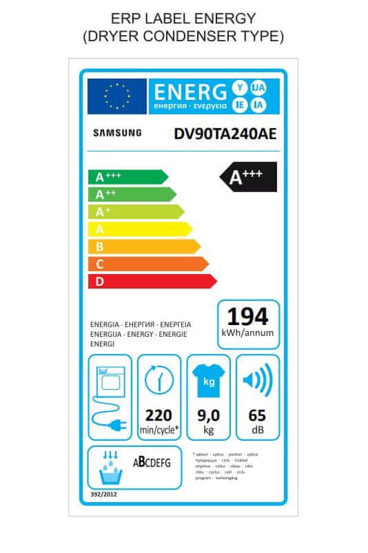 Samsung sušička prádla DV90TA240AE/LE + záruka 20 let na motor - použité