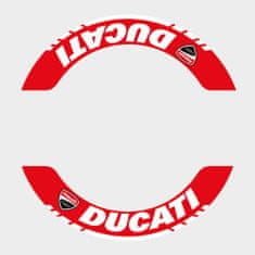 SEFIS dvoudílné polepy na kola DUCATI