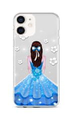 TopQ Kryt iPhone 12 mini silikon Blue Princess 53443