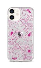 TopQ Kryt iPhone 12 mini silikon Pink Ornament 53414