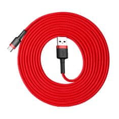 BASEUS Cafule kabel USB / USB-C QC3.0 2A 3m, červený