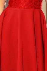 Numoco Dámské šaty 157-8 - NUMOCO Červená L
