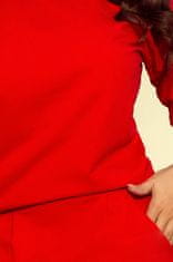 Numoco Dámské šaty 189-4 - NUMOCO Červená XL