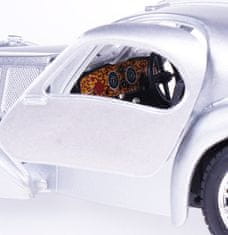 BBurago 1:24 Bugatti Atlantic stříbrná