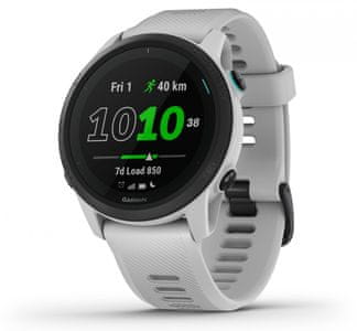 moderní chytré hodinky garmin 745 gps Bluetooth odolné do hloubky 50 m vestavěný mp3 bezkontaktní platby garmin pay baterie s výdrží 7 dní spousta sportovních profilů denní návrhy tréningu na míru čas na zotavení race predictor měření srdečního rytmu krokoměr gps glonass galileo wifi ant plus body battery energy monitor smart notifikace detekce pádů