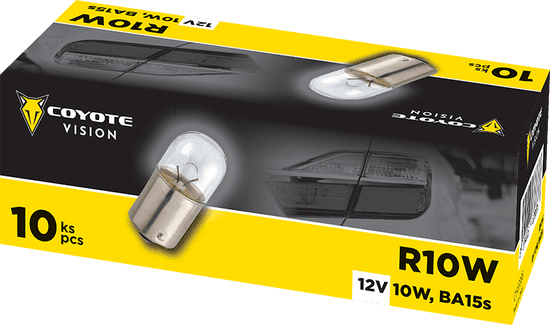 Coyote Vision 87868 R10W BA15s 12V 10W 10 ks