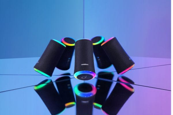 egyedülálló Bluetooth hangszóró anker soundcore flare 2 usb partycast bassup technológia teljesítmény 20 w fény show 6 fénymód vezérlés mobilalkalmazás equalizer a hangzás beállításához teljes körű hangzás ipx7 védelem víz behatolása ellen