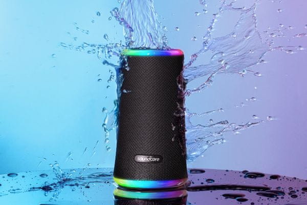 egyedülálló Bluetooth hangszóró anker soundcore flare 2 usb partycast bassup technológia teljesítmény 20 w fény show 6 fénymód vezérlés mobilalkalmazás equalizer a hangzás beállításához teljes körű hangzás ipx7 védelem víz behatolása ellen