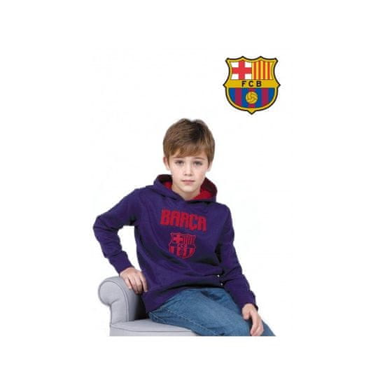 FOREVER COLLECTIBLES Chlapecká bavlněná mikina FC BARCELONA (BC06524) 4 roky (104cm)