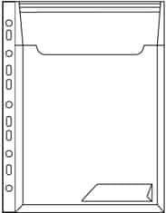 Leitz Obal CombiFile závěsný s rozšiř. kapacitou a chlopní / 3 ks transparentní