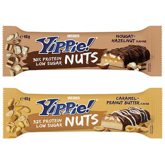 Weider Yippie! Nuts Protein bar 45 g