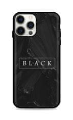 TopQ Kryt LUXURY iPhone 12 Pro Max pevný Black 53574