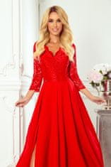 Numoco Dámské šaty 309-3 Amber, červená, XXL