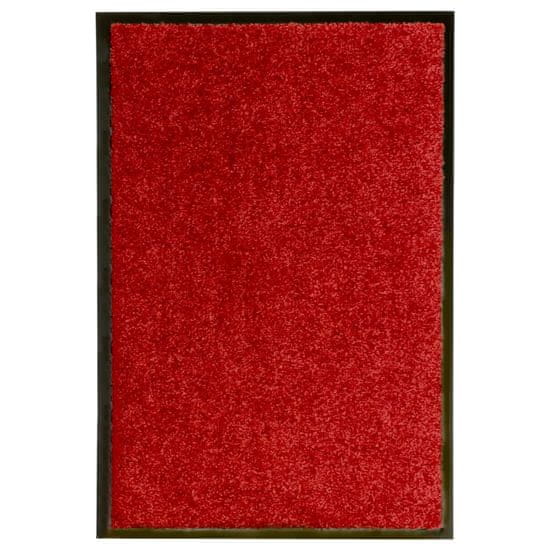 Greatstore Rohožka pratelná červená 40 x 60 cm