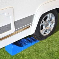 Vidaxl Vyrovnávací lišty ProPlus pro obytné vozy, plastové, modré
