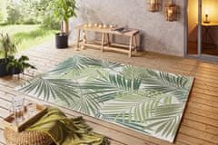 NORTHRUGS Kusový koberec Beach 103843 Green/Cream – na ven i na doma 120x170