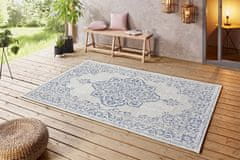 NORTHRUGS AKCE: 120x170 cm Kusový koberec Beach 103853 Cream/Blue – na ven i na doma 120x170