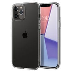 Spigen Liquid Crystal silikonový kryt na iPhone 12 Pro Max, průsvitný