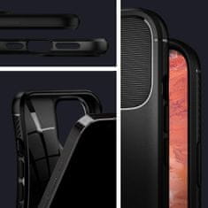 Spigen Rugged Armor silikonový kryt na iPhone 12 Pro Max, černý