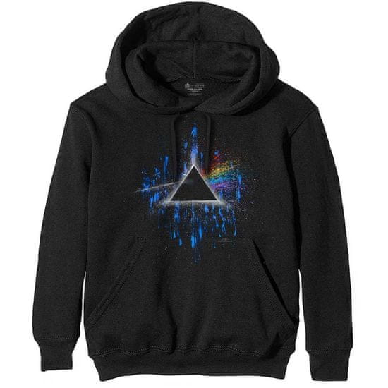 Mikina Dark Side of the Moon Blue Splatter unisex černá