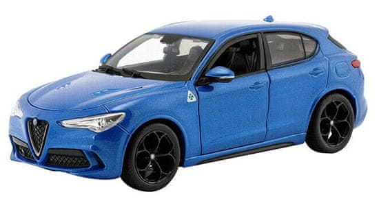 BBurago 1:24 Plus Alfa Romeo Stelvio modrá