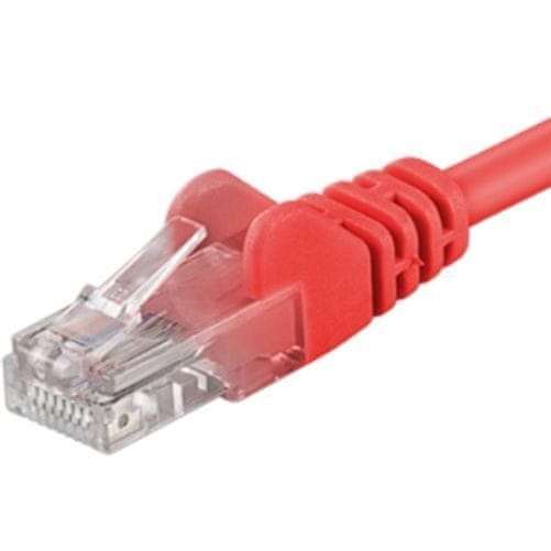 Kraftika Patch kabel utp cat 6, 2m - červený, nestíněné, cat.6