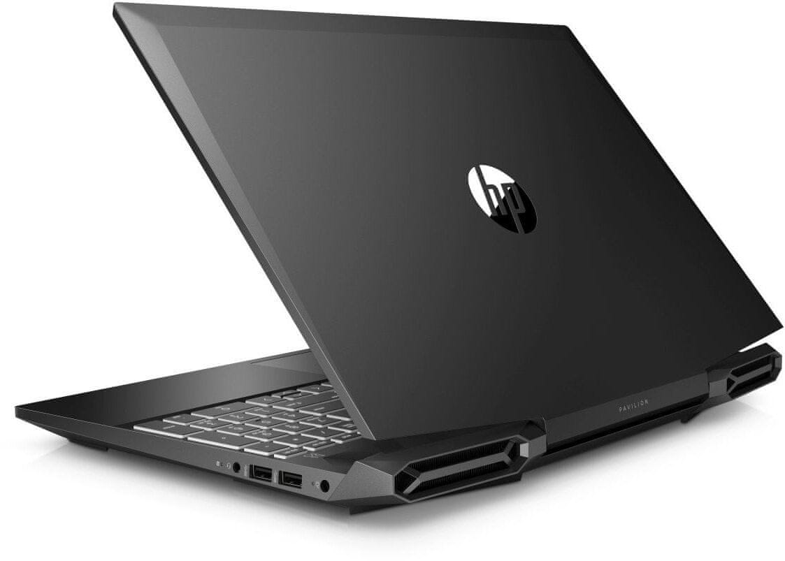 notebook HP Pavilion Gaming 15-dk0102nc (1X2B8EA) Ostrý obraz full hd herní notebook