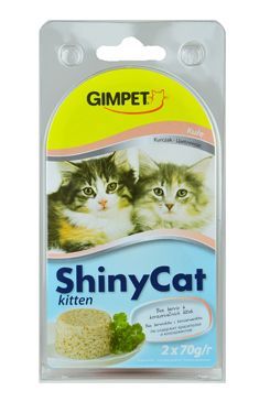 Gimpet kočka konz. ShinyCat Junior kuře 2x70g