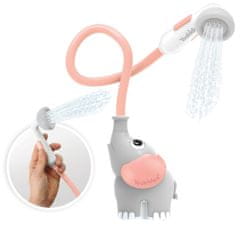 Yookidoo Dětská sprcha slon - šedorůžová - rozbaleno