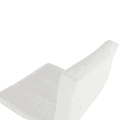 BPS-koupelny Barová židle, ekokůže bílá/ chrom, KANDY New