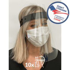 CLEANLIFE Ochranný obličejový štít - balení 10 ks