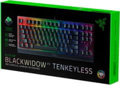 Razer BlackWidow V3 Tenkeyless, Razer Green, US (RZ03-03490100-R3M1)