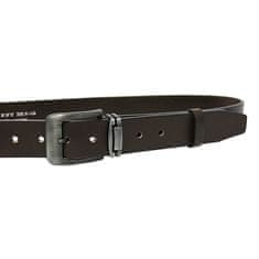 Penny Belts Pánský kožený opasek 507-40 brown (Délka pásku 90 cm)