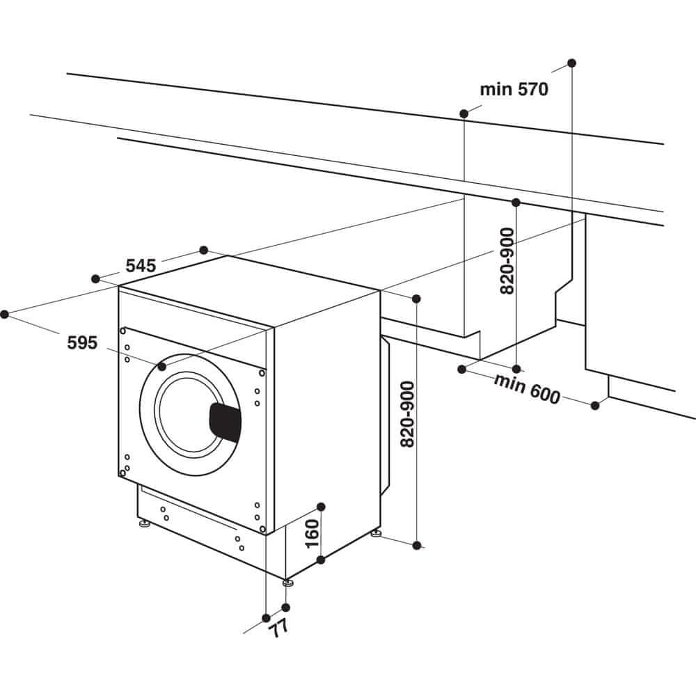 Whirlpool pračka se sušičkou BI WDWG 751482 EU N + záruka 10 let na motor